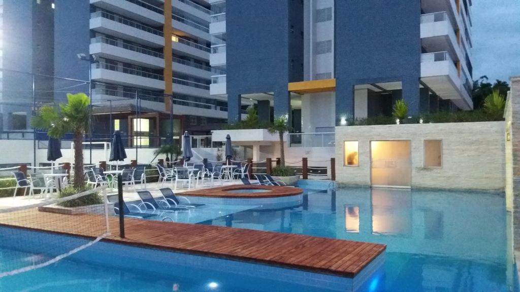 Apto temp litoral Pé na areia INDAIÁ PRAIA CLUB Bertioga Exterior foto