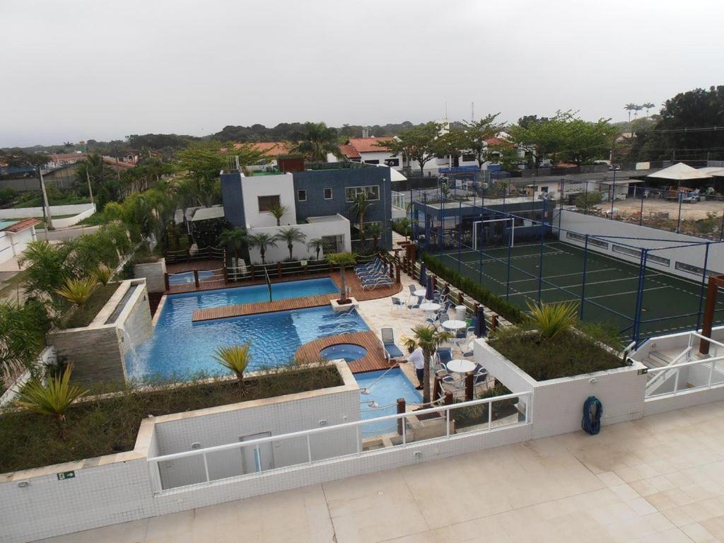 Apto temp litoral Pé na areia INDAIÁ PRAIA CLUB Bertioga Exterior foto